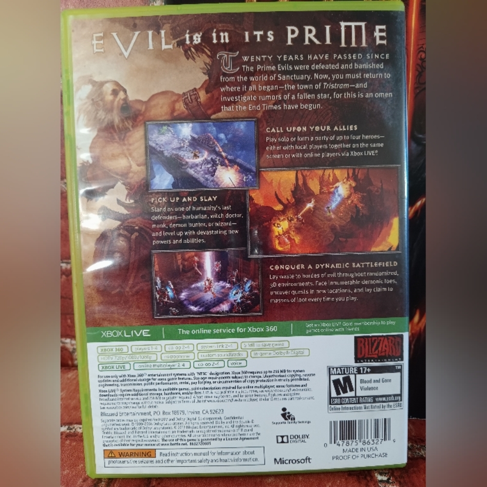 𝑫𝒊𝒂𝒃𝒍𝒐 𝑿𝒃𝒐𝒙 𝟑𝟔𝟎 𝑮𝒂𝒎𝒆 + 𝑺𝒕𝒓𝒂𝒕𝒆𝒈𝒚 𝑮𝒖𝒊𝒅𝒆 - Picture 8 of 10